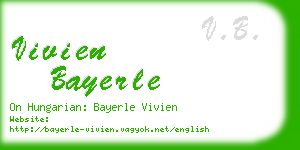 vivien bayerle business card